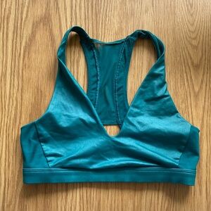 Victoria secret sport sexy sports bra emerald green mesh detail small